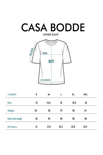 Push Yourself Baskılı Basic Unisex Tişört1