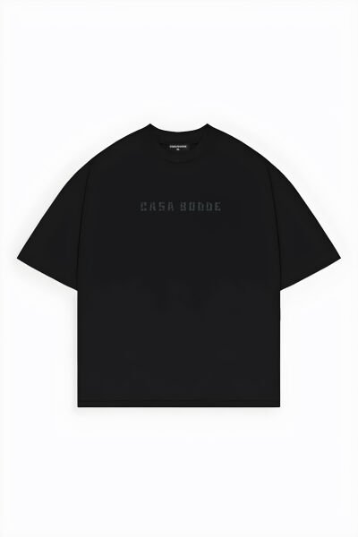 Yüksek Üçgen Efekt Baskılı Basic Unisex Tişört1
