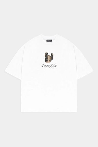 Mozaik Baskılı Unisex Tişört1